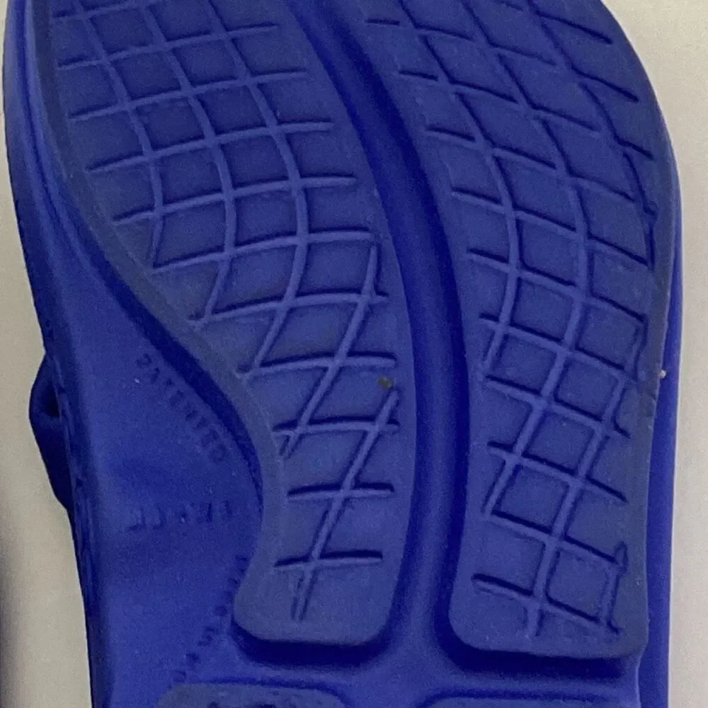 Oofos Women's Blue Flip Flop Lightweight OOriginal Recovery Sandal Size‎ 6